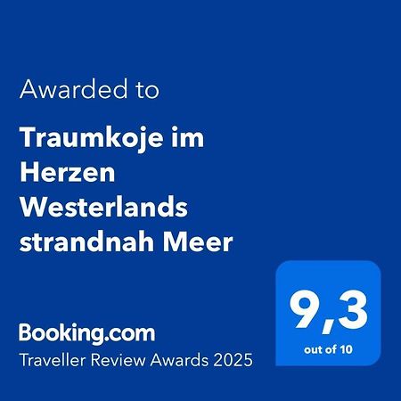 Traumkoje Im Herzen Westerlands Strandnah Meer Екстер'єр фото